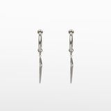 Altair Clip On Earrings in Silver