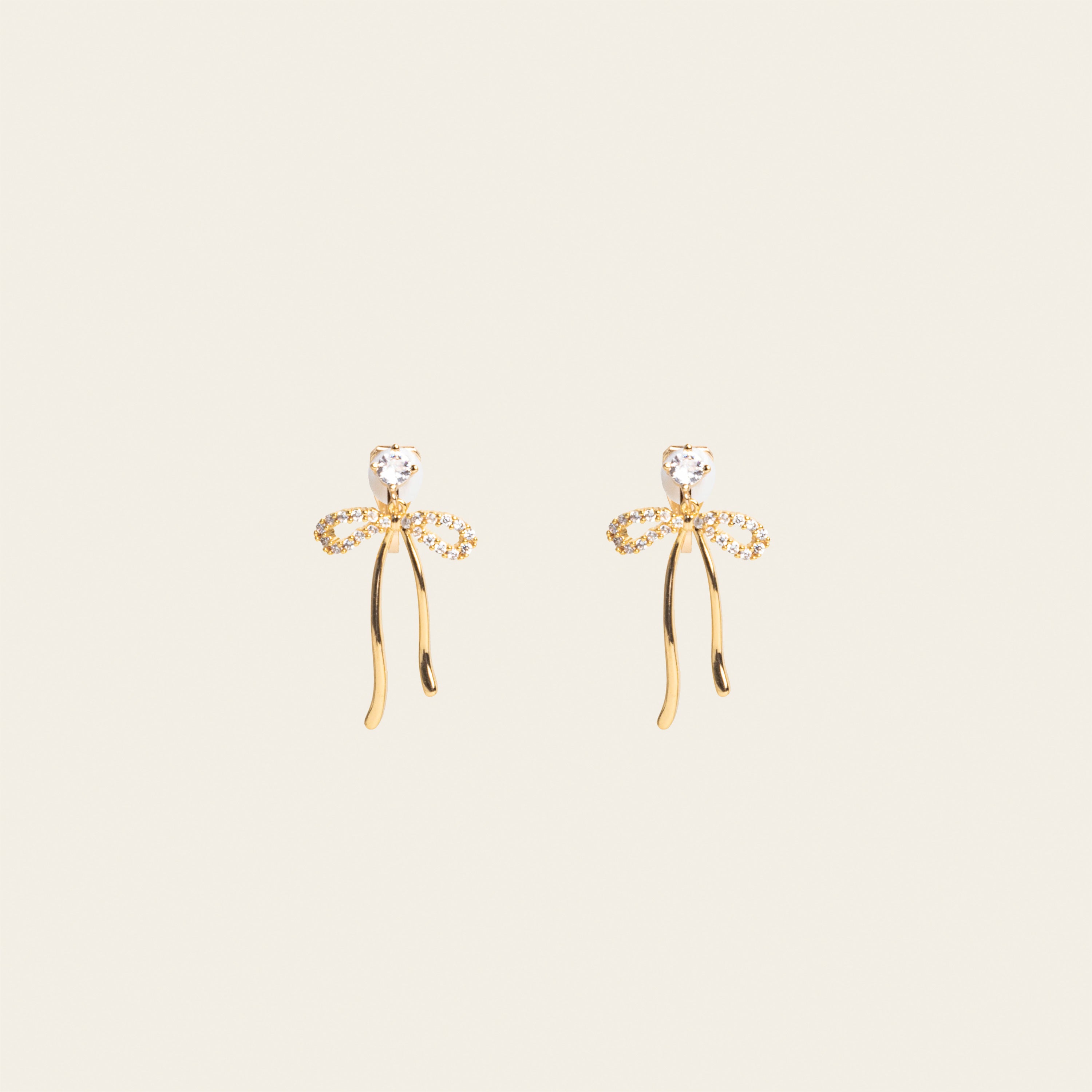 Image of the Anna Clip On Earrings, offer an adjustable fit and 24-hour hold for unrivaled comfort. Elevate your style effortlessly with the touch of elegance these earrings provide.