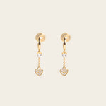 Image of the Aurora Clip on Earrings offer versatility with a Mosquito Coil Clip-On Closure that accommodates different ear types, including Thick, Sensitive, Small, Stretched, and Keloid Prone ears. Its Medium hold strength and adjustable padding provide a comfortable fit for any occasion.