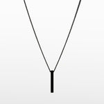 Image of the Bar Pendant Chain is crafted with corrosion-resistant Stainless Steel, making it durable, non-tarnish, and water-resistant.