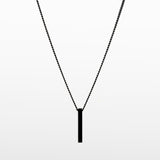 Image of the Bar Pendant Chain is crafted with corrosion-resistant Stainless Steel, making it durable, non-tarnish, and water-resistant.