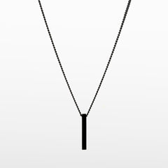 Image of the Bar Pendant Chain is crafted with corrosion-resistant Stainless Steel, making it durable, non-tarnish, and water-resistant.
