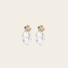Image of the the Blair Clip On Earrings. Offer a secure 24-hour hold and adjustable fit. Say goodbye to discomfort with these earrings, perfect for sensitive or stretched ears.