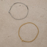 Box Chain Bracelet in Silver