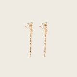 Cascade Chandelier Clip On Earrings in Gold