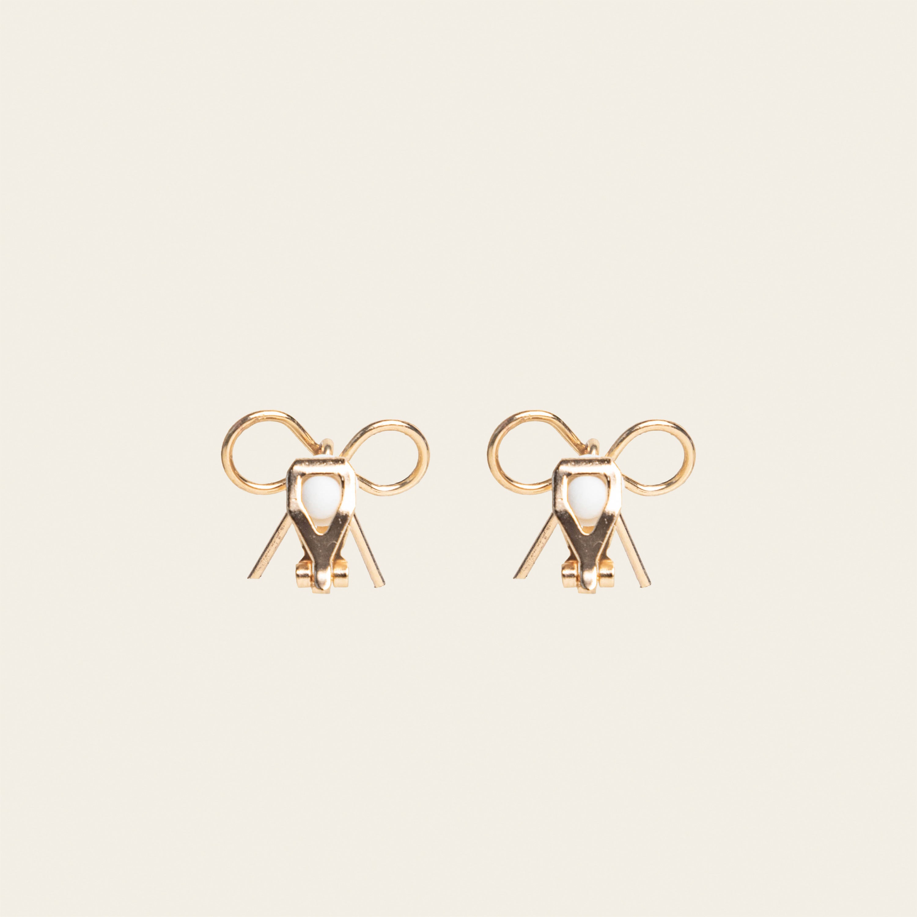 Image of the Celia Clip On Earrings. Designed with a 24-hour hold and adjustable fit, these earrings are perfect for sensitive or stretched ears. Elevate your style with elegance and comfort.