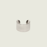Cigar Band Ear Cuff in Silver
