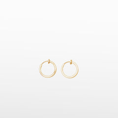 Classic Hoop Clip On Earrings