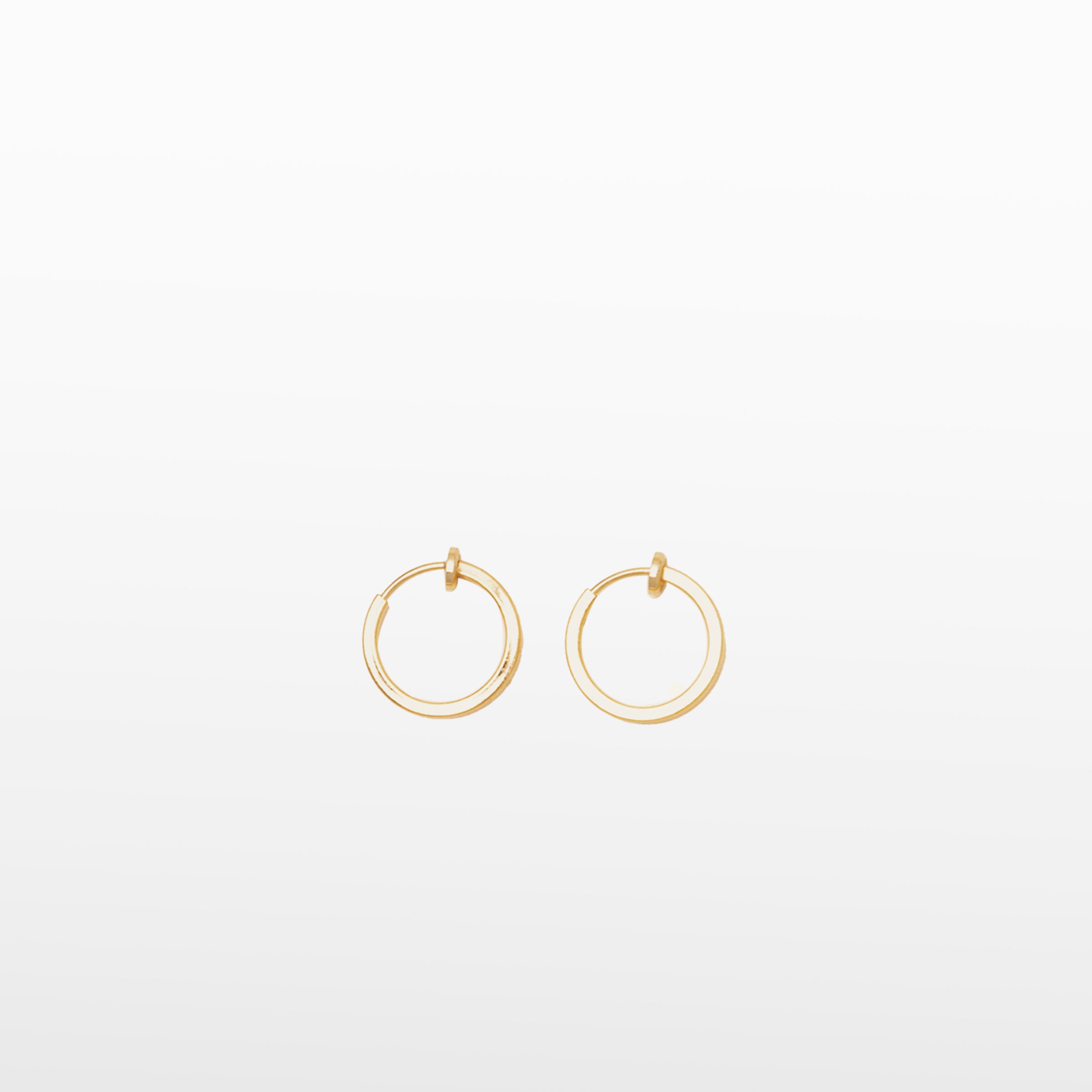 Classic Hoop Clip On Earrings