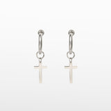 Cross Clip On Earrings