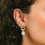 Ella Clip On Earrings in Gold