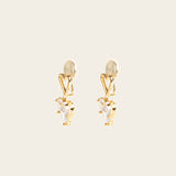 Grace Clip On Earrings in Gold