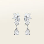 Image of the Layla Clip-On Earrings boast a secure and comfortable hold that can last up to 12 hours. Features include a padding clip-on closure, making it suitable for all ear types including thick, sensitive, thin, and stretched ears. Made from a silver plated, copper alloy and free of lead, nickel, and cadmium, this single pair of earrings is perfect for long-lasting wear. The removable rubber padding further promises an adjustable, comfortable fit.