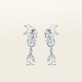 Image of the Layla Clip-On Earrings boast a secure and comfortable hold that can last up to 12 hours. Features include a padding clip-on closure, making it suitable for all ear types including thick, sensitive, thin, and stretched ears. Made from a silver plated, copper alloy and free of lead, nickel, and cadmium, this single pair of earrings is perfect for long-lasting wear. The removable rubber padding further promises an adjustable, comfortable fit.