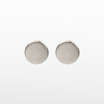 Image of the Magnetic Stud Clip-on Earrings in Silver are a must-have for all types of ears. These earrings feature a secure, magnetic closure that allows for comfortable wear for up to 6-8 hours. Crafted from stainless steel, this earring set includes one pair.