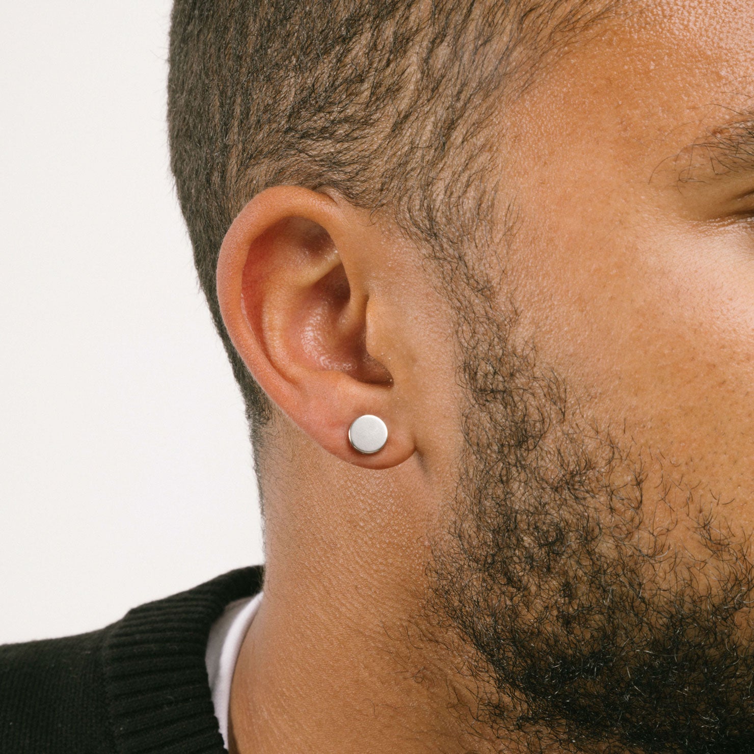 Buy Men Earrings and Men Silver Stud online - Zevar Amaze