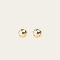 Image of the Olive Clip On Earrings feature a Mosquito Coil Clip-On closure type, ideal for all ear types. Average comfortable wear duration is 24 hours, with a medium secure hold. These earrings are adjustable; gently squeeze the padding forward once they are on the ear. Materials are gold tone copper. Please note, item is only one pair.