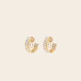 Olivia Clip On Earrings in Gold