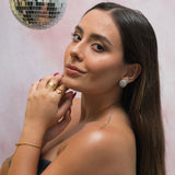Paloma Clip On Earrings in Silver