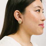Paloma Clip On Earrings in Gold