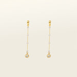Image of the Pearl Drop Clip-On Earrings features a secure screw-back closure. Compatible with all ear types, these earrings provide a comfortable wear of 8-12 hours and offer an adjustable hold strength. Constructed with gold-tone plated metal alloy and a faux pearl, this single pair of earrings is sure to become a favorite.