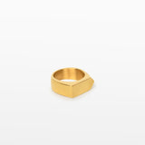 Image of the Pointed Band Ring is crafted in 18K Gold Plating to give it a luxurious look and feel. Measuring 8mm in width, its durable and non-tarnish finish makes this an ideal accessory for everyday wear. Water-resistant for added protection.