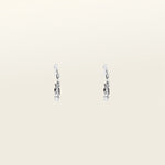 Image of the Silver Wave Hoop Clip-On Earrings are perfect for all ear types. Whether you have thick or large ears, or sensitive, small or thin ears, these earrings offer a medium-secure hold and can be comfortably worn for 8-12 hours. The earrings are made of silver-tone metal alloy and offer no ability to adjust - each purchase is for one pair. You can also find these earrings in a gold version.