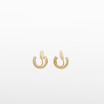 Image of the Small Hoop Clip On Earrings in Gold feature a mosquito coil closure for a secure hold of up to 24 hours. The earrings are designed to fit any ear type, including thick or large, sensitive, small or thin, and stretched or healing ears. They possess a medium secure hold and can be adjusted to fit the wearer's ear size, simply by gently squeezing the inner padding forward. Crafted from gold tone plated copper alloy, each package contains one pair.