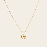 Image of the Wendy Necklace - the perfect combination of style and durability. This versatile accessory, made from non-tarnish 18K gold-plated stainless steel, is water-resistant and suitable for any occasion. With its adjustable design, it's the only necklace you'll ever need. 