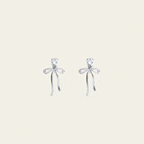 Anna Clip On Earrings in Silver