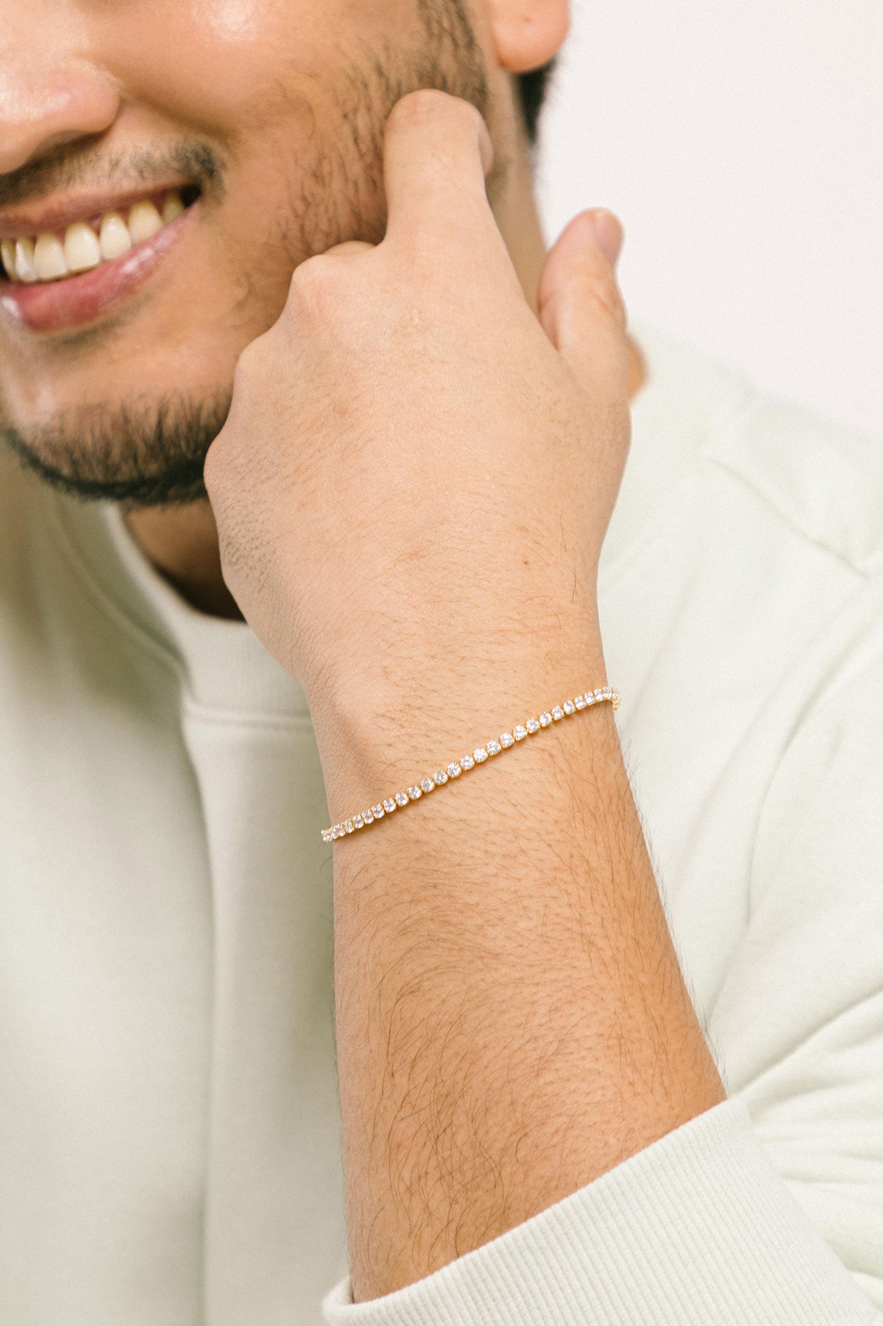 Aiori man wearing bracelet
