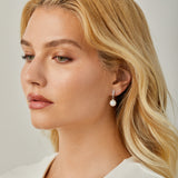 Celeste Clip On Earrings in Silver