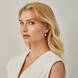 Celeste Clip On Earrings in Silver