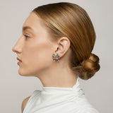 Charlie Clip On Earrings in Silver