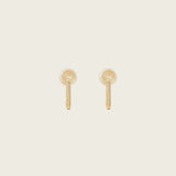 Classic Pavé Huggie Clip On Earrings in Gold