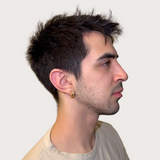 Dual Bold Hoop Clip On Earrings in Gold