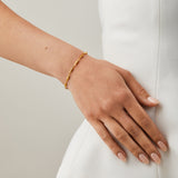 Essential Oval Bead Chain Bracelet in Gold
