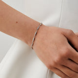Essential Oval Bead Chain Bracelet in Silver