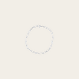 Essential Paperclip Chain Bracelet in Silver