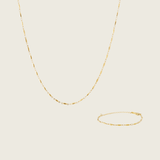 Essential Oval Bead Set in Gold