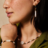 Fern Clip On Earrings in Gold