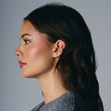 Hammered Ear Cuff in Gold