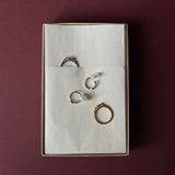 Tiny Marquise Hoop Clip On Earrings in Silver