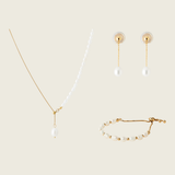 Icons Pearl Set in Gold