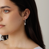 Lynn Clip On Earrings in Silver