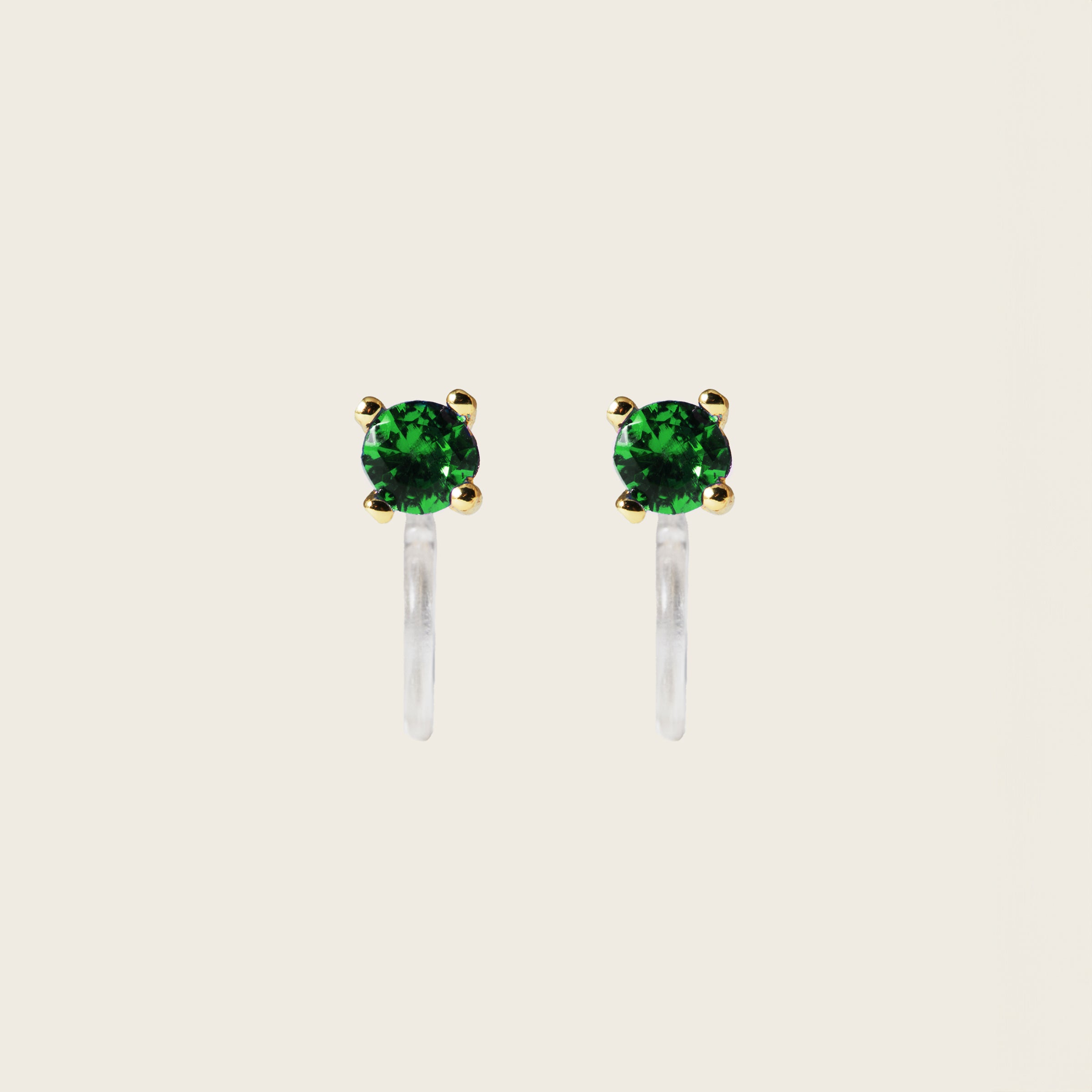Mini Stud Clip On Earrings in Gold