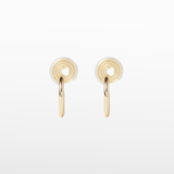 Mini Thin Hoop Clip On Earrings in Gold