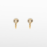 Pavé Clip On Earrings in Gold