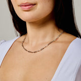 Essential Paperclip Chain Necklace in Silver