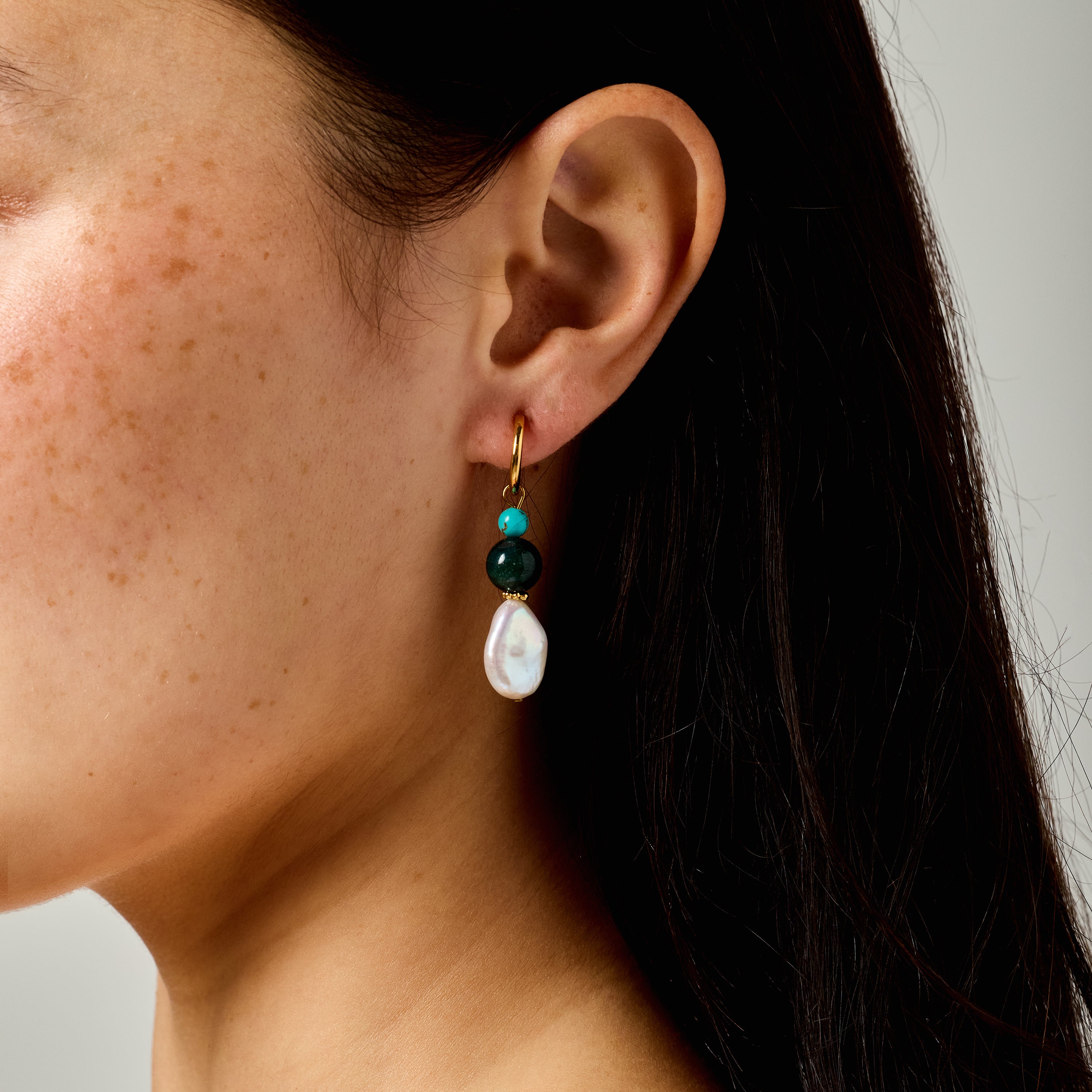 Chloe Clip On Earrings in Gold